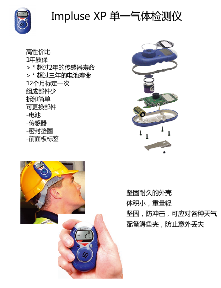 美国霍尼韦尔Impulse XP单一气体检测