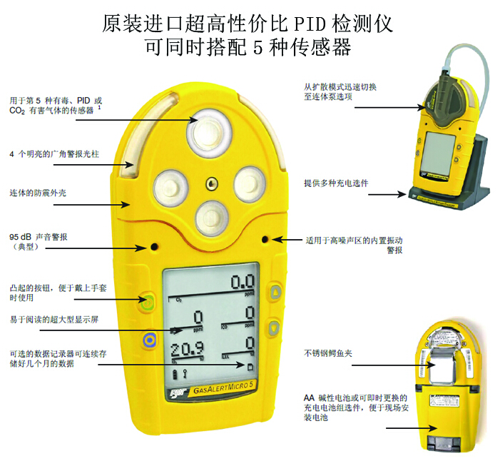 加拿大BW M5 VOC气体检测仪