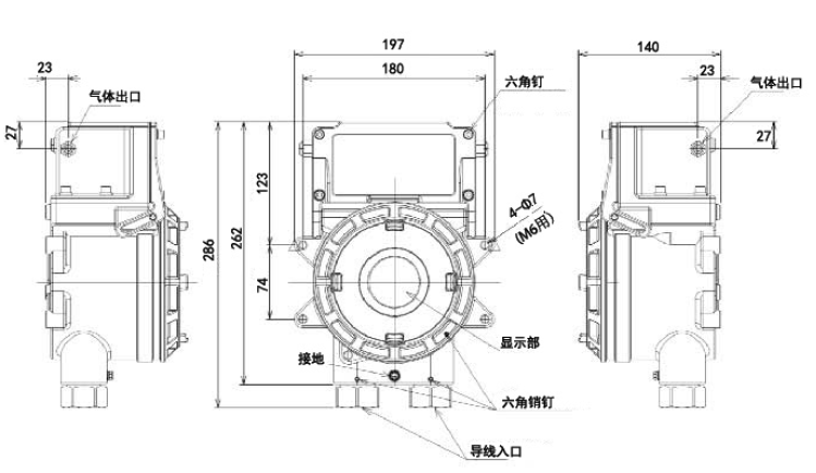 气体检测仪结构